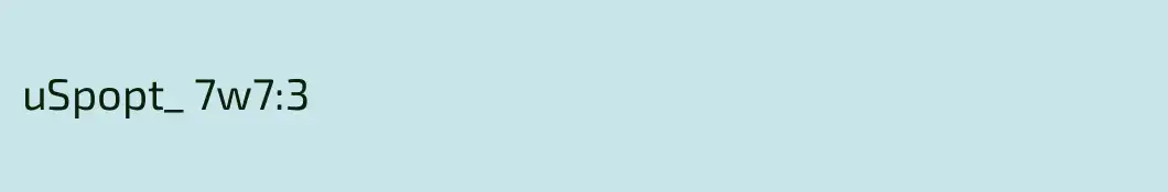 uSpopt_ 7w7:3